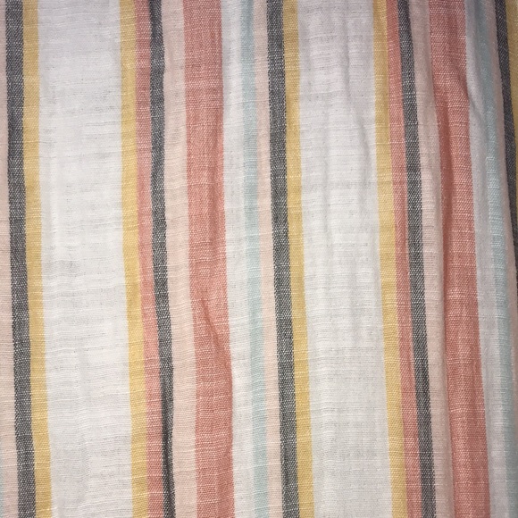 Style & Co Striped top. Button/tie front. Women’s Petite Large. - Picture 6 of 6